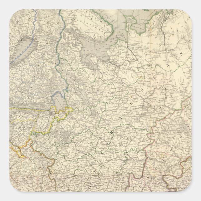 Sticker Carré Russie et Europe 5 (Devant)