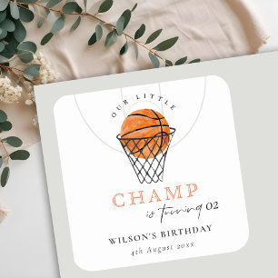 Sticker Carré Rust Notre Petit Champ Basketball N'Importe Quel Â