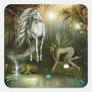 Sticker Carré Sa place secrète