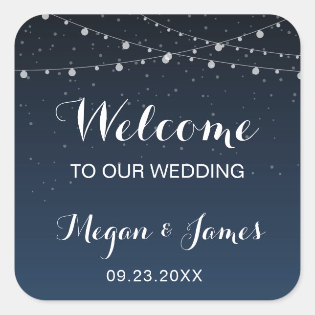 Sticker Carré Sac de bienvenue de la Marine Céleste (Devant)