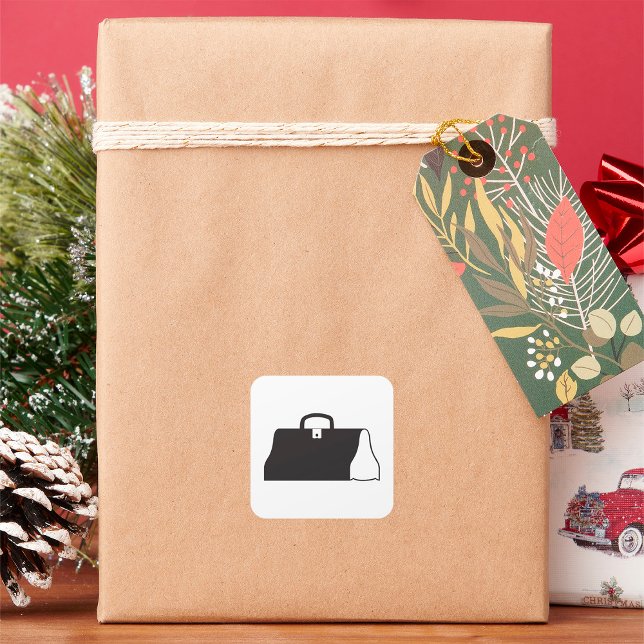 Sticker Carré Sac Médicale (Créateur téléchargé)