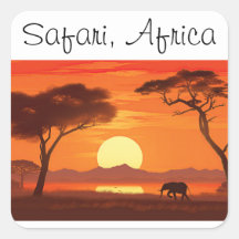 Safari africain vintage 