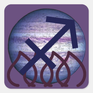 Sticker Carré Sagittaire