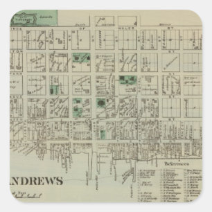 Sticker Carré Saint Andrews NOTA: