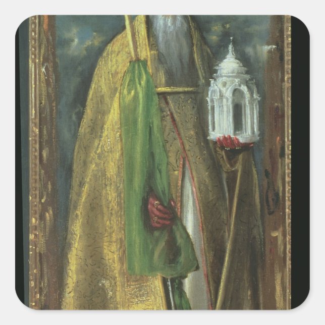 Sticker Carré Saint Augustin d'Hippo 1590 (Devant)
