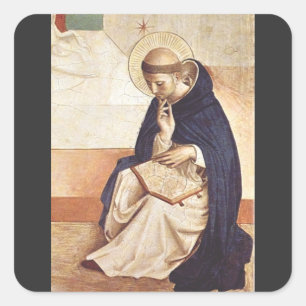 Sticker Carré Saint Dominique de Guzman par Fra Angelico