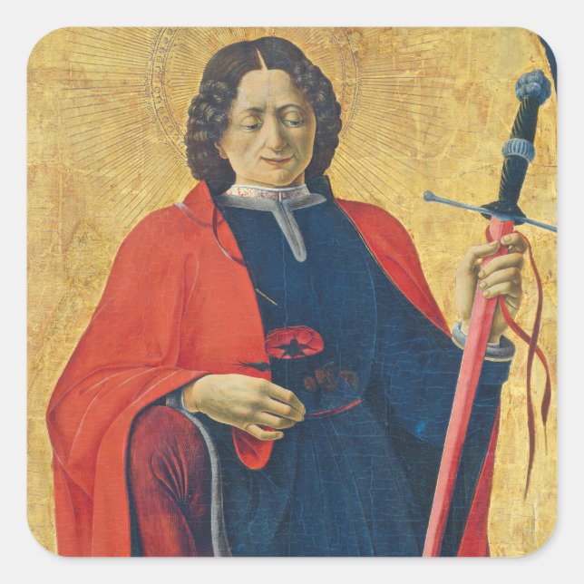 Sticker Carré Saint Florian, italien, c. 1473-74 (Devant)