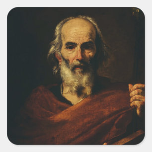 Sticker Carré Saint Joseph par Jusepe de Ribera