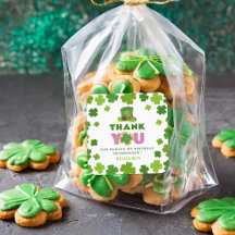 Saint Patrick's Day Boy Anniversaire Clover Merci