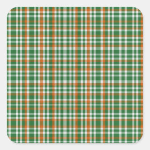 Sticker Carré Saint Patrick's day Irlande Drapeau couleur en vic