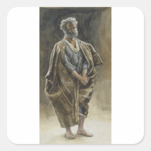 Sticker Carré Saint Pierre apôtre par James Tissot