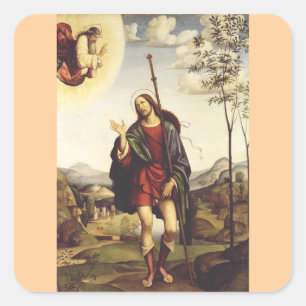 Sticker Carré Saint Roch par Francesco Francia 