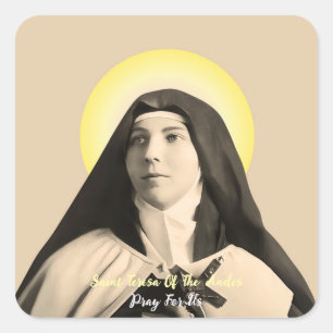STICKER CARRÉ SAINT TERESA DES ANDES