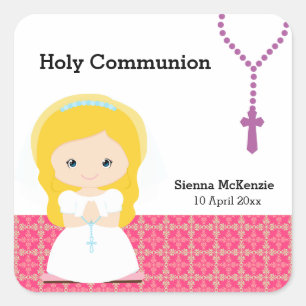 Sticker Carré Sainte Communion