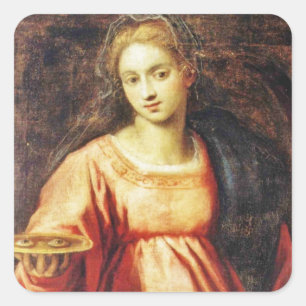 Sticker Carré Sainte-Lucie de la Suède