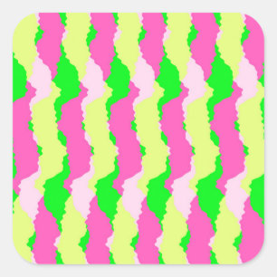 Sticker Carré Saison 2011 de Funky Stripes