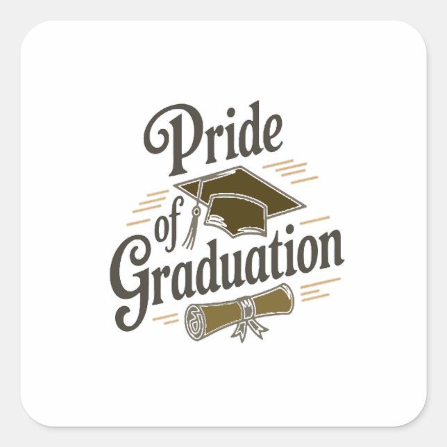 Sticker Carré Saison de succès (Devant)