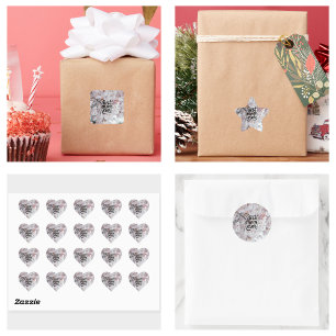 Sticker Carré Sakura Pink Elegant Meilleure Maman Jour des Mères