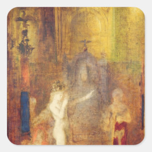 Sticker Carré Salomé dansant avant Hérode, vers 1876