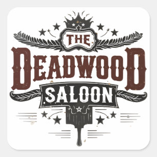 Sticker Carré Salon de l'Ouest vintage