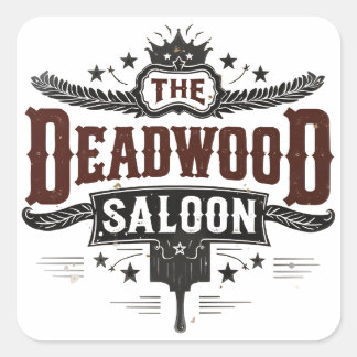 Sticker Carré Salon de l'Ouest vintage