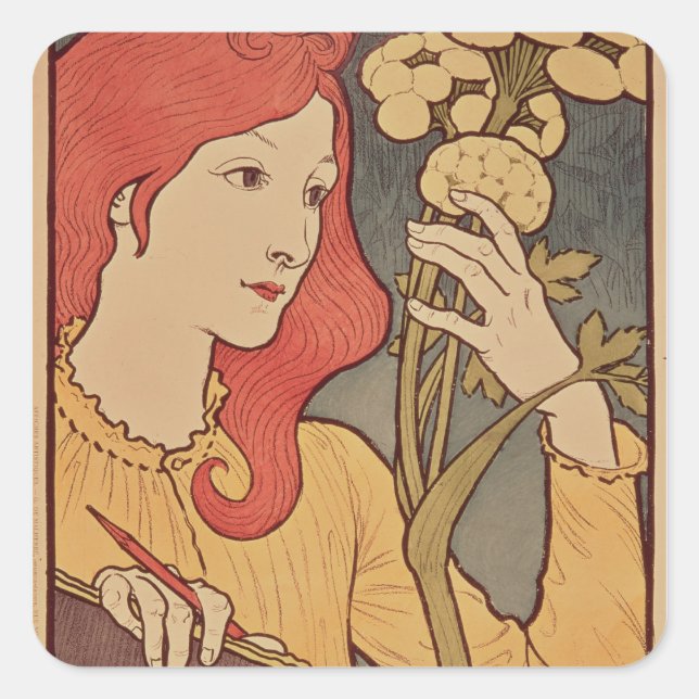 Sticker Carré Salon des Cent, 1894 (Devant)
