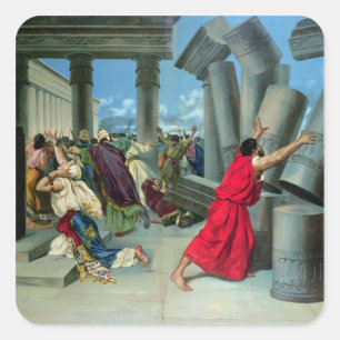 Sticker Carré Samson et Delilah