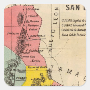 Sticker Carré San Luis Potosi, Mexique