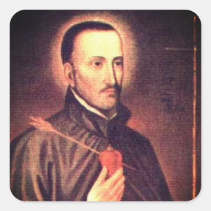 Sticker Carré San Roque González de Père Noël Cruz