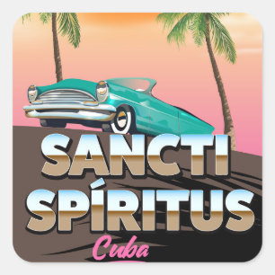 Sticker Carré Sancti Spíritus Cuba