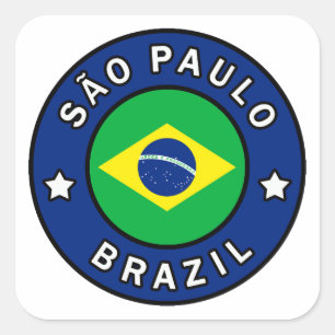 Sticker Carré São Paulo Brésil