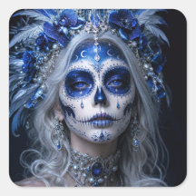 Sapphire Moon Calavera – Bleu Céleste