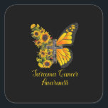 Sticker Carré Sarcoma Cancer<br><div class="desc">Sarcoma Cancer</div>