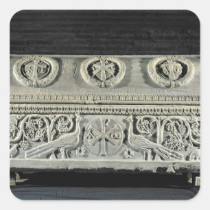 Sticker Carré Sarcophage de l'évêque Théodore
