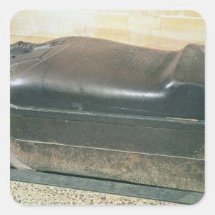 Sticker Carré Sarcophage d'Eshmunazar, roi de Sidon