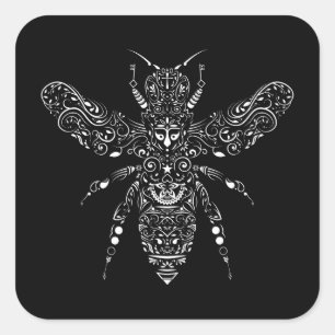 Sticker Carré sauvez les abeilles