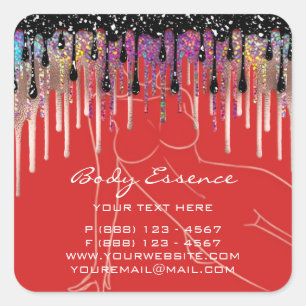 Sticker Carré Savon de soin de corps modelant Balm Boutique de c