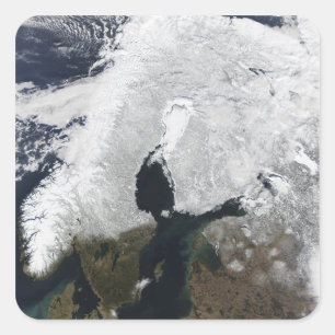 Sticker Carré scandinave