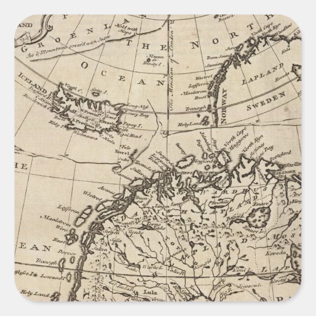 Sticker Carré Scandinavie 4 (Devant)