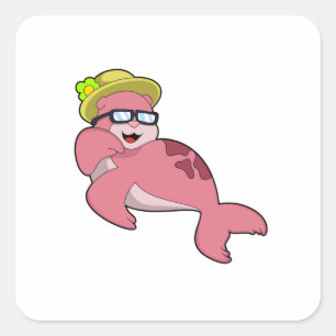 Sticker Carré Sceau avec lunettes.PNG