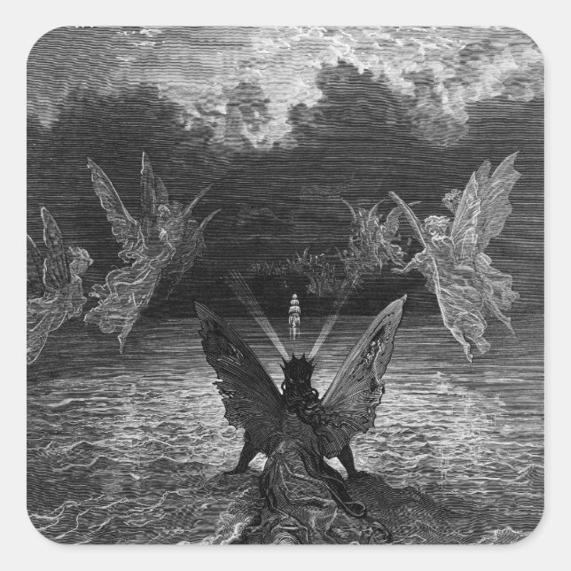 Sticker Carré Scène de "Le Rime de l'Ancien Marinier" 2 (Devant)