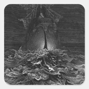 Sticker Carré Scène de "Le Rime de l'Ancien Marinier" 2