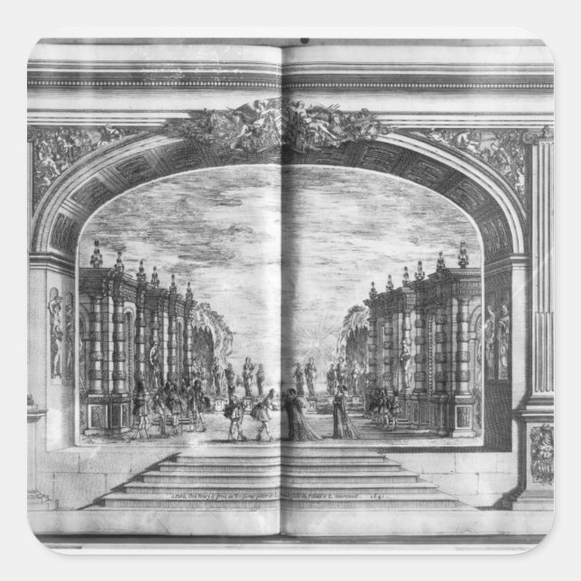 Sticker Carré Scène des "Oracles du berger" (Devant)