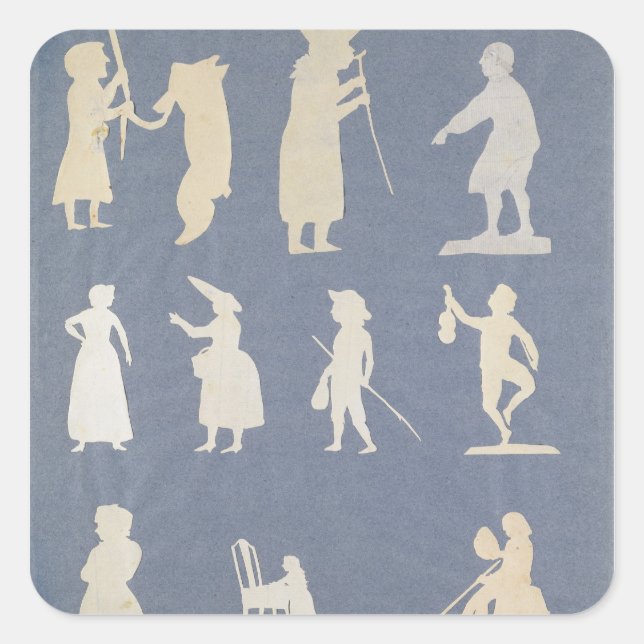 Sticker Carré Scène Genre (Devant)