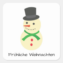 Schneemann Fröhliche Weihnachten