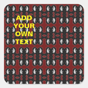 Sticker Carré Sci-Fi