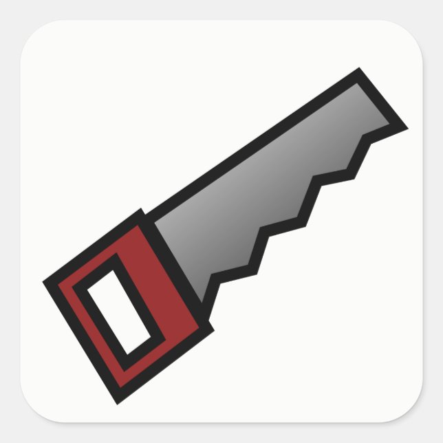 Sticker Carré scie (Devant)