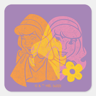 Sticker Carré Scooby-Doo | Portrait des fleurs daphné
