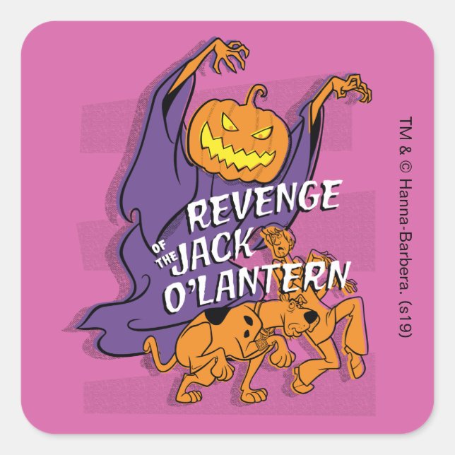 Sticker Carré Scooby-Doo | Revenge of the Jack O' Lantern (Devant)