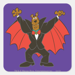 Sticker Carré Scooby Dracula